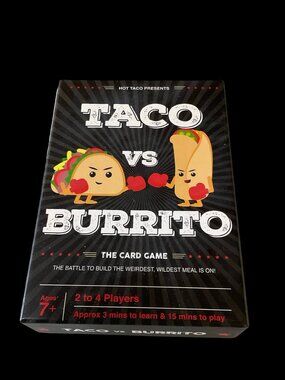 👣 5/$25 - Taco Vs Burrito Card Game